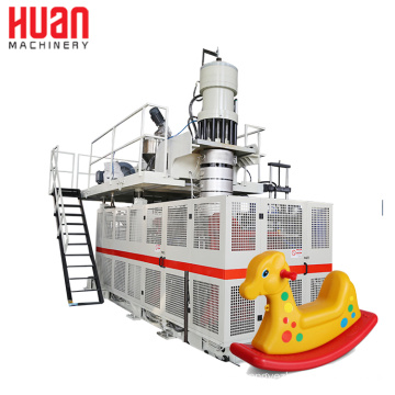 Plastic child toy horse extruder blowing moulding machine pe hdpe children motorbike slide extrusion blow molding making machine